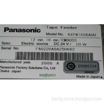 KME NPM CM101 CM212 CM232 CM401 CM402 CM602 DT401 Motorized Feeder 12mm 16mm KXFW1KS6A00 Intelligent Power Tape Feeder